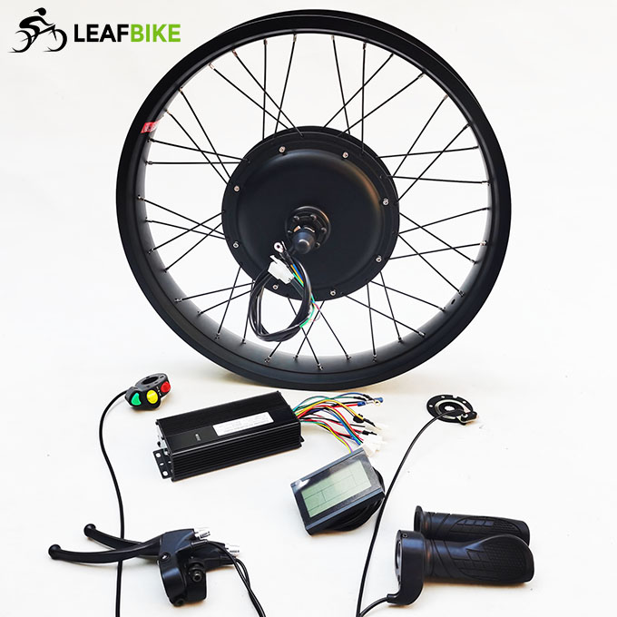 24 inch 48V 1500W front hub motor - Beach Snow Fat Tire bike conversion kit