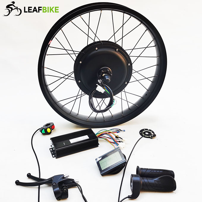 24 inch 48V 1500W front hub motor - Beach Snow Fat Tire bike conversion kit