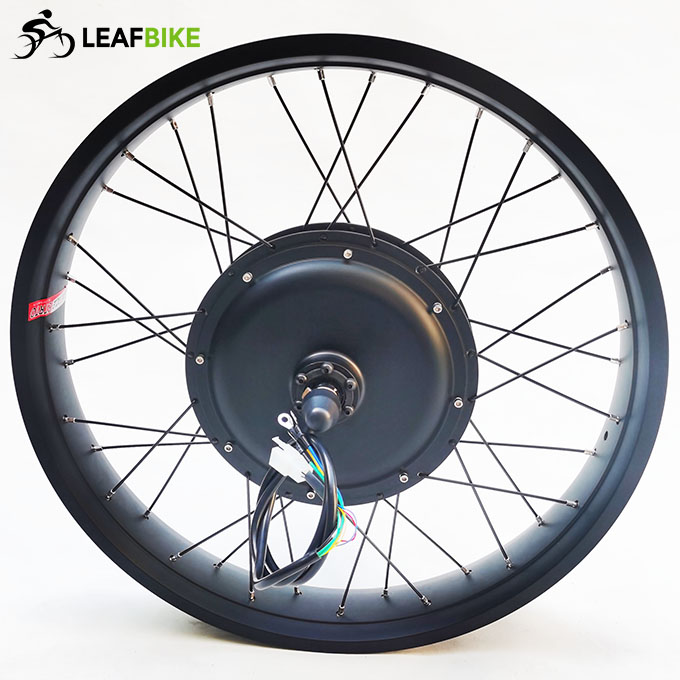 24 inch 48V 1500W front hub motor - Beach Snow Fat Tire bike conversion kit