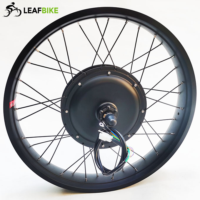 24 inch 48V 1500W front hub motor - Beach Snow Fat Tire bike conversion kit