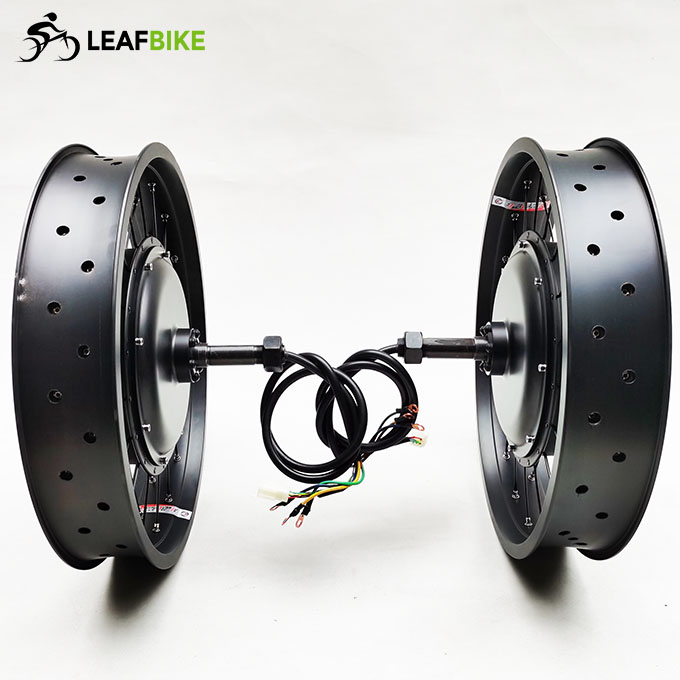 20 inch 48V 52V 2000W beach snow fat tire single side shaft motor wheel