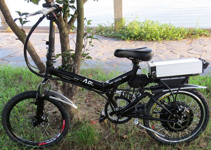 20 inch 1000W folding electric bike - Rear Drive