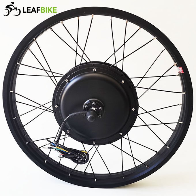 24 inch 57mm wide rim 48V 52V 1500W rear electric bike motor - bike conversion kit