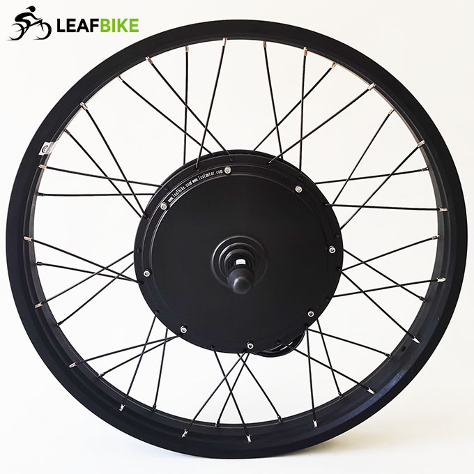24 inch 57mm wide rim 48V 52V 1500W rear electric bike motor - bike conversion kit
