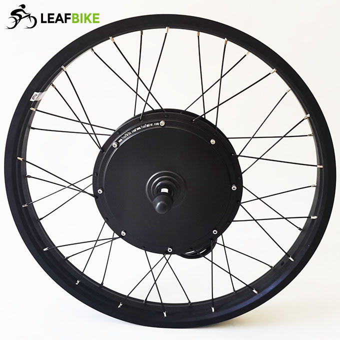 24 inch 57mm wide rim 48V 52V 1500W rear electric bike motor - bike conversion kit