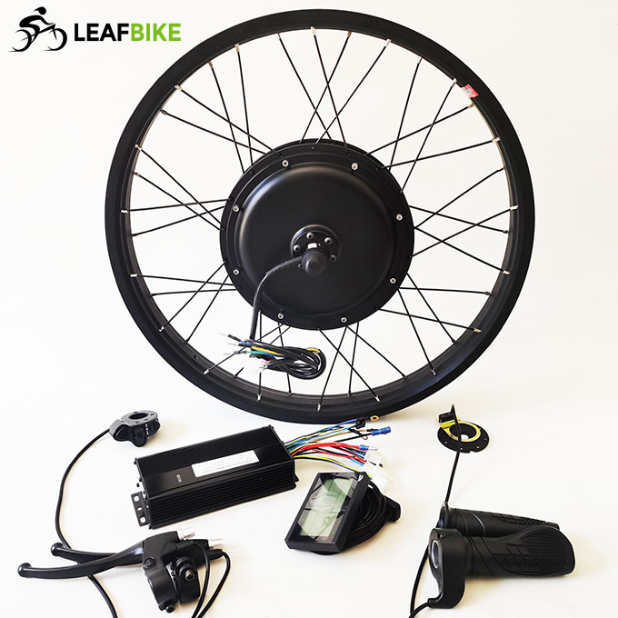 24 inch 57mm wide rim 48V 52V 1500W rear electric bike motor - bike conversion kit