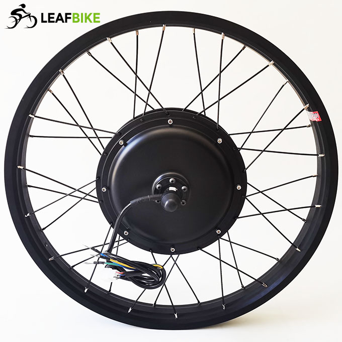 24 inch 57mm wide rim 48V 52V 1500W rear electric bike motor - bike conversion kit