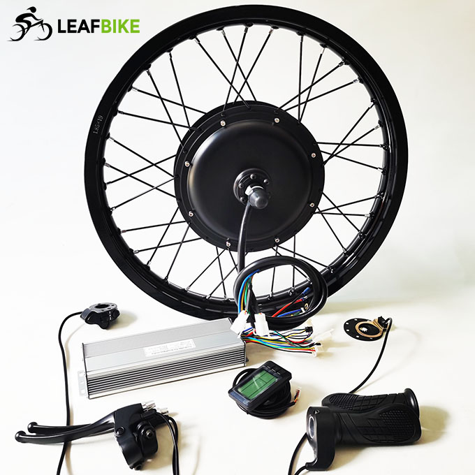 1.85 - 19 inch 72V 3000W rear electric motorcycle motor kit