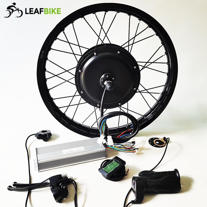 1.85 - 19 inch 72V 3000W rear electric motorcycle motor kit