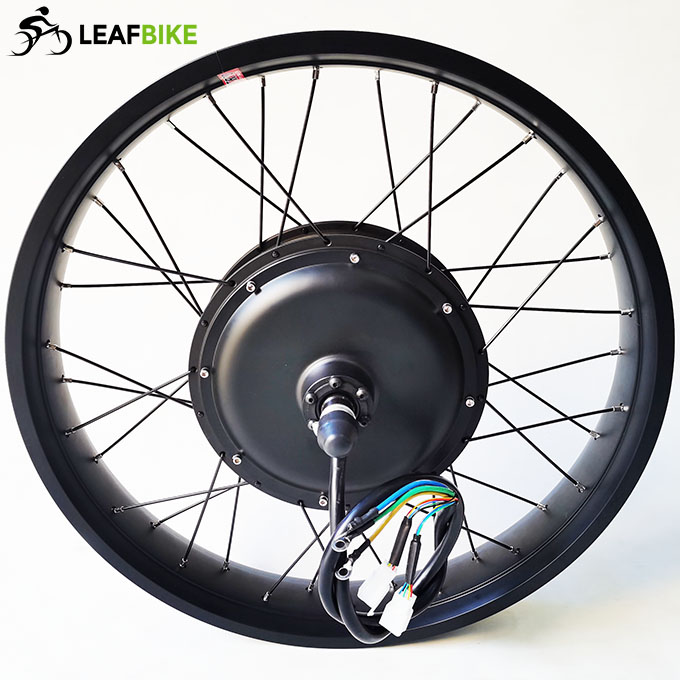 24 inch 48V 52V 2000W rear hub motor - Beach Snow Fat Tire bike conversion kit
