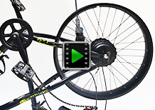 26 inch 48V 52V 500W 750W 1000W freewheel Cassette beach snow fat bike hub motor conversion kit video