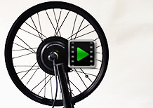 20 inch 48V 500W front brushless geared hub motor kit video