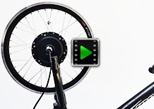 20 inch 36V 300W 500W front hub motor electric bike conversion kit video 20 inch 36V 300W 500W front hub motor electric bike conversion kit video