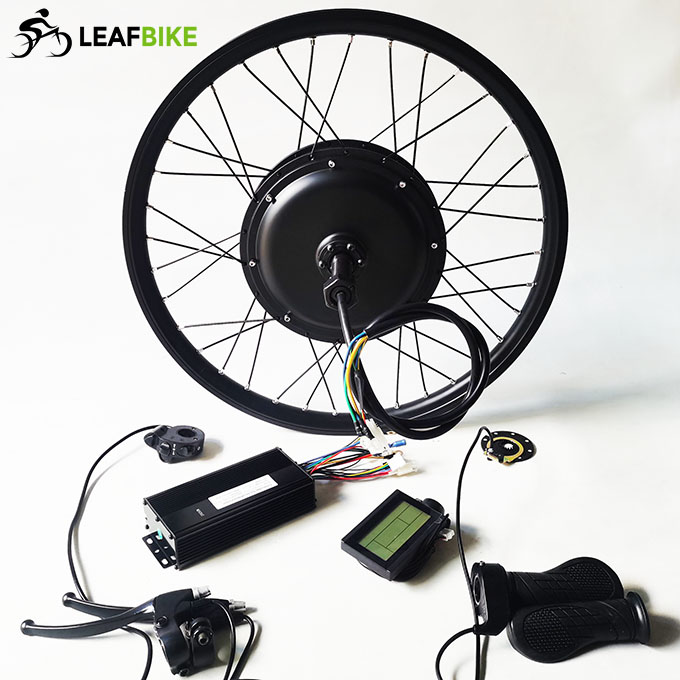 Single Shaft 24 inch 48V 52V 1500W hub motor conversion kit