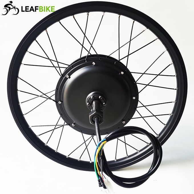 Single Shaft 24 inch 48V 52V 1500W hub motor conversion kit