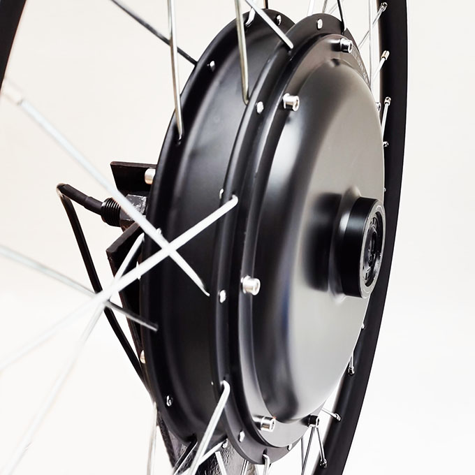 Single Shaft 24 inch 48V 1500W hub motor conversion kit