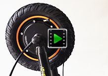 10 inch 48V 800W electric scooter motor kit video