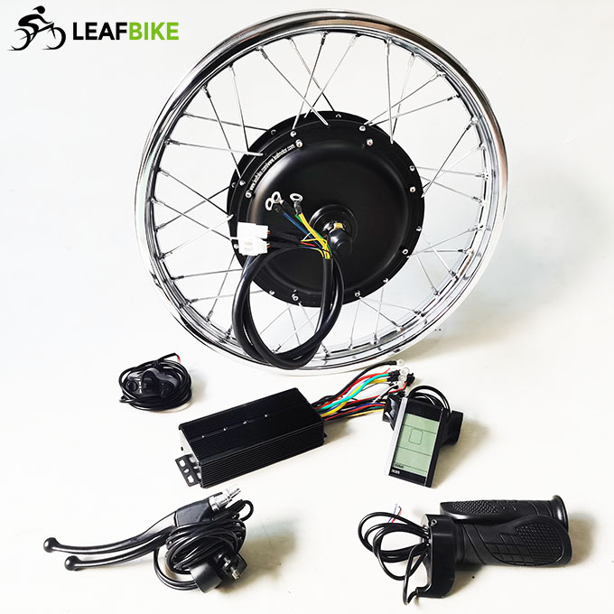17 inch 48V 52V 2000W front electric motorcycle motor kit
