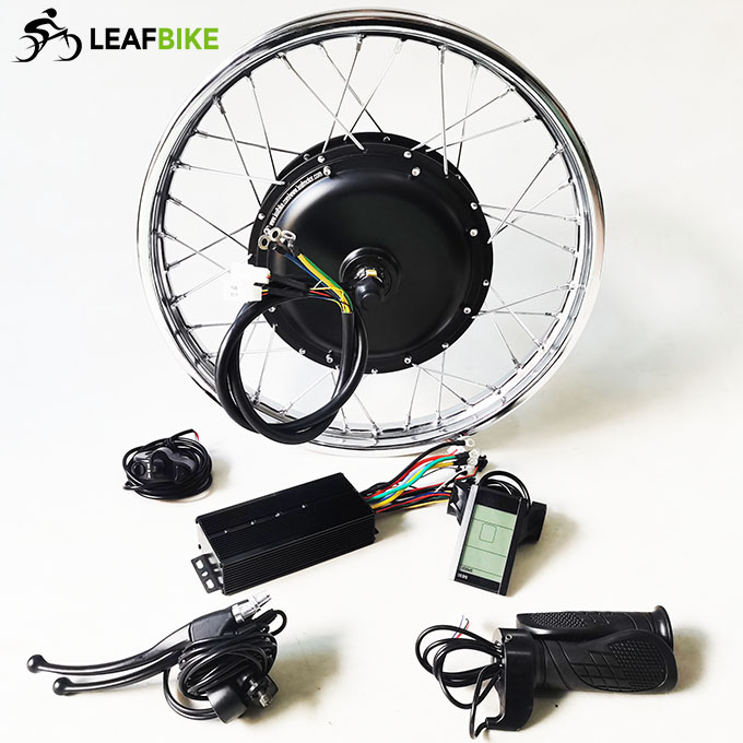 17 inch 48V 52V 2000W front electric motorcycle motor kit