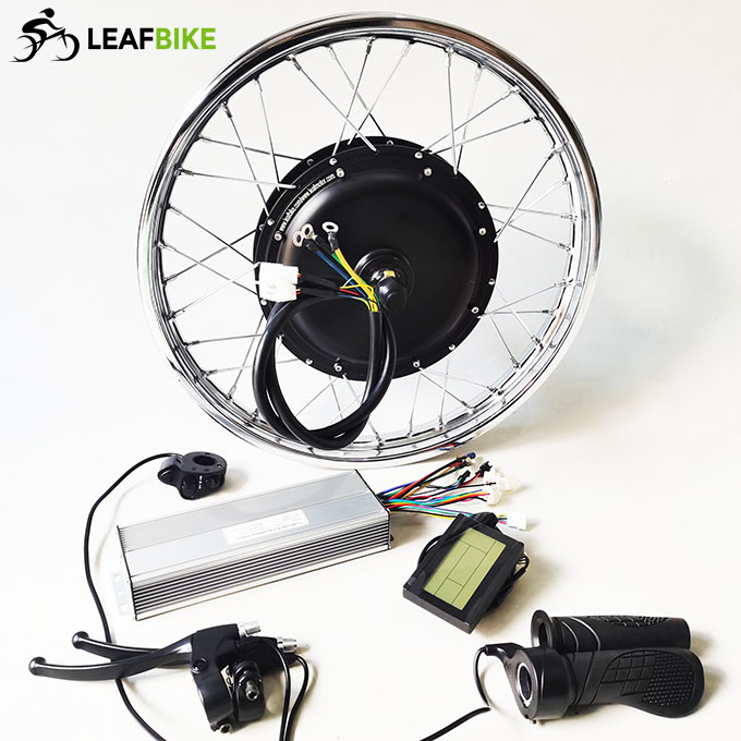 17 inch 48V 2000W front electric motorcycle motor conversion kit