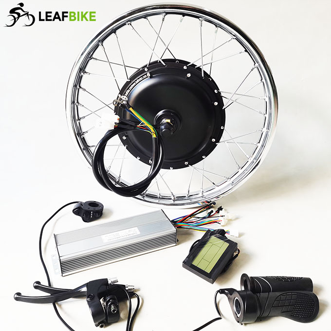 17 inch 48V 2000W front electric motorcycle motor conversion kit