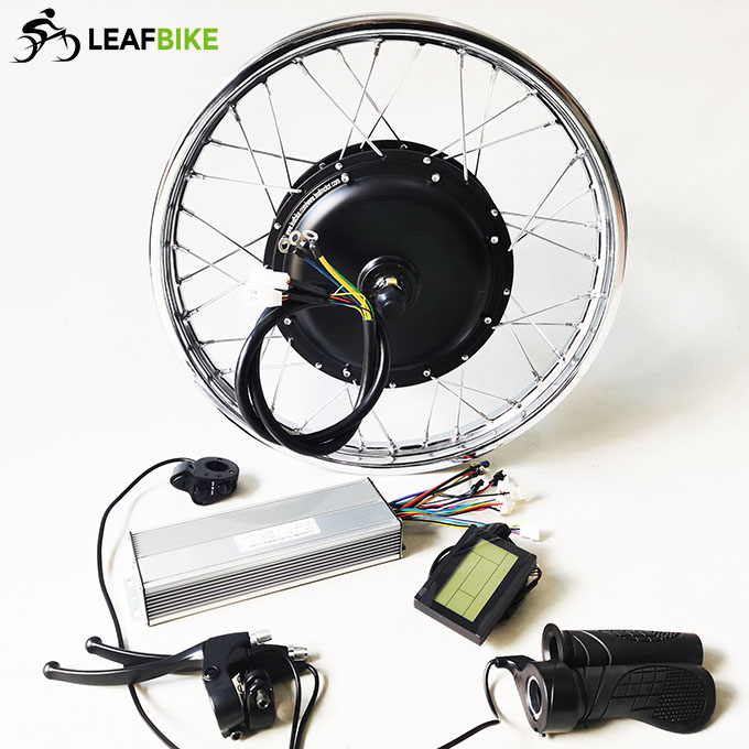 17 inch 48V 2000W front electric motorcycle motor conversion kit
