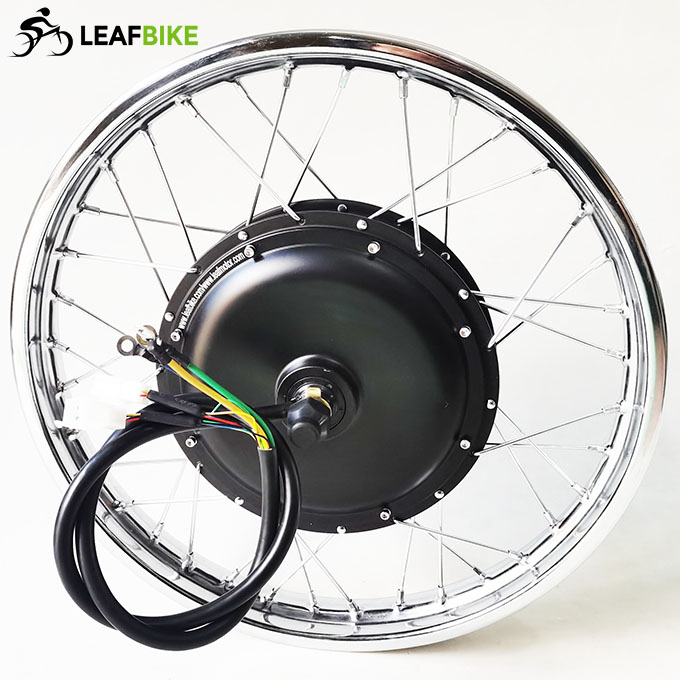 17 inch 48V 2000W front electric motorcycle motor conversion kit