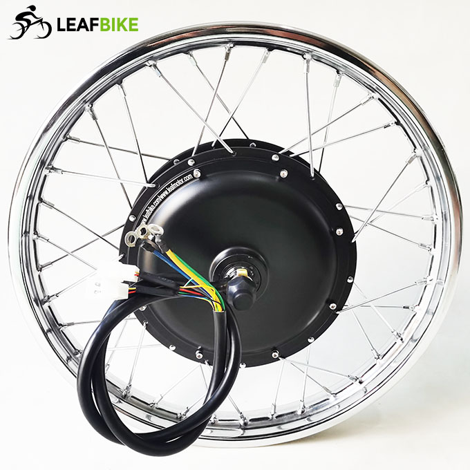 17 inch 48V 2000W front electric motorcycle motor conversion kit