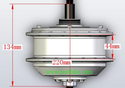 drawing-36v-250w-rear-geared-hub-motor