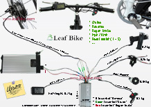 28 inch 1000w rear hub motor kit wire diagram