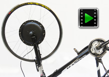 26 inch 48v 1000w front hub motor - ebike conversion kit