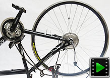 700c electric bike conversion kit video