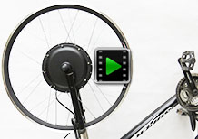 28 inch 36v 750w front hub motor wheel - bike conversion kit