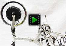 20 inch 48V 1500W front hub motor - bike conversion kit