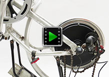 14 inch 48v 1000w rear casted hub motor 
