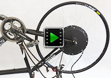 27.5 inch 48V 1500W electric bike conversion kit - Rear wheel