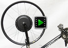 29 inch 48v 1500w front hub motor - electric bike conversion kit video
