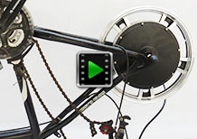 16 inch 750w hub motor - electric bike conversion kit