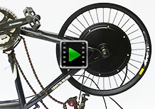 20 inch 48v 1500w rear electric bike motor kit