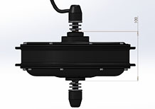 48v 1500w front bike motor drawing
