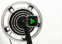 16 inch 1000w front electric scooter kit video