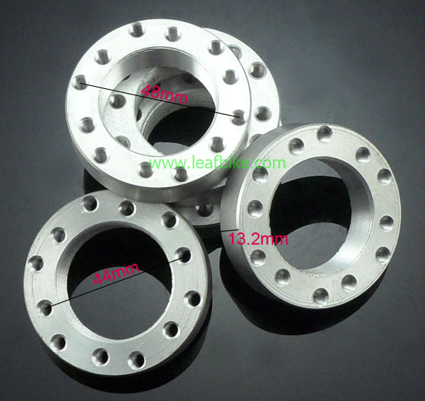 disk brake pads rotor flange