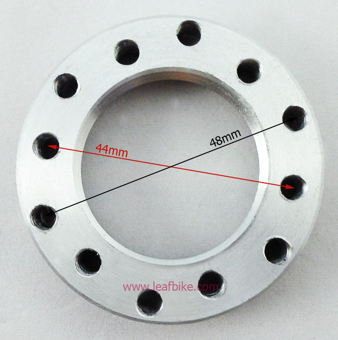disk brake pads rotor flange