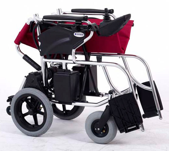 12 inch heavy duty folding power wheelchair