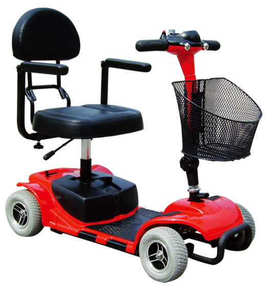 Quick release type - four wheel electric scooter