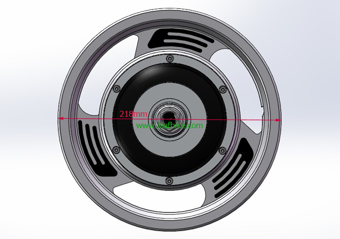 12 inch 36V 250W electric scooter motor rear wheel