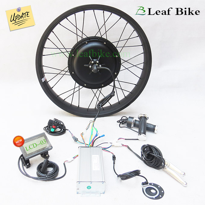 Heavy duty 24 inch 48V 52V 1000W rear hub motor - Ebike conversion kit