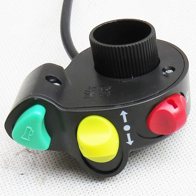 Three button control switches