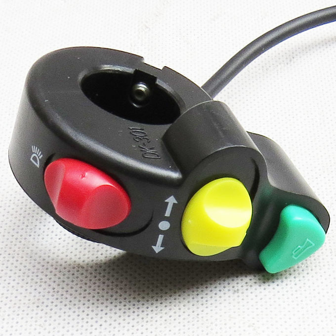 Three button control switches