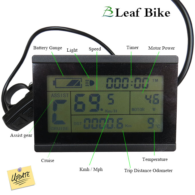 48V 52V 500W electric bike motor controller - Black color